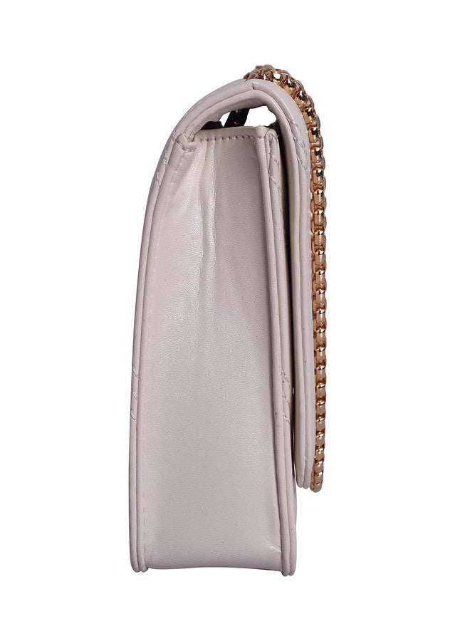 Lino Perros Women White Coloured Sling Bag - Image 4